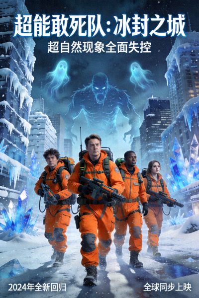 电影《超能敢死队：冰封之城》官方海报