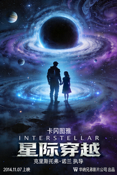 电影《星际穿越》官方海报